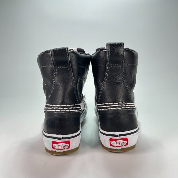 Vans Standard Mid Snow MTE Black White Waterproof Boots Men\'s Size 7 Women\'s 8.5 main image 4